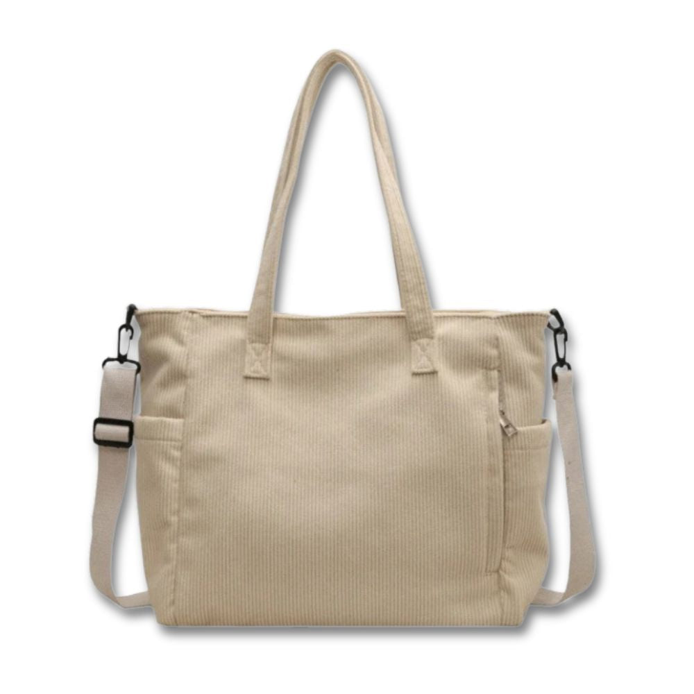 EcoTrail - Travel bag with corduroy shoulder strap
