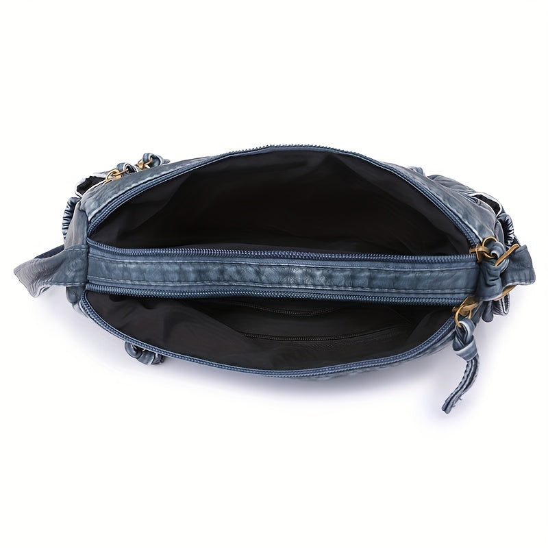 WeaveStyle - Shoulder bag with braided details