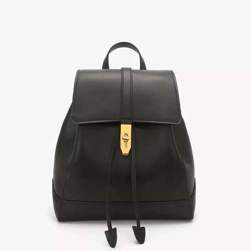 Alea | Genuine leather drawstring backpack for women
