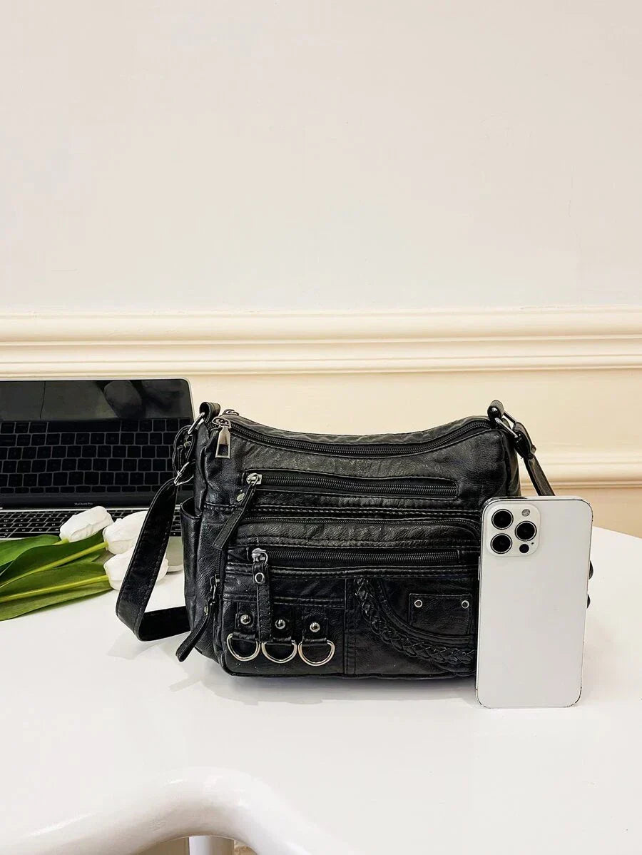 Ayla - Elegant vintage-style vegan leather handbags