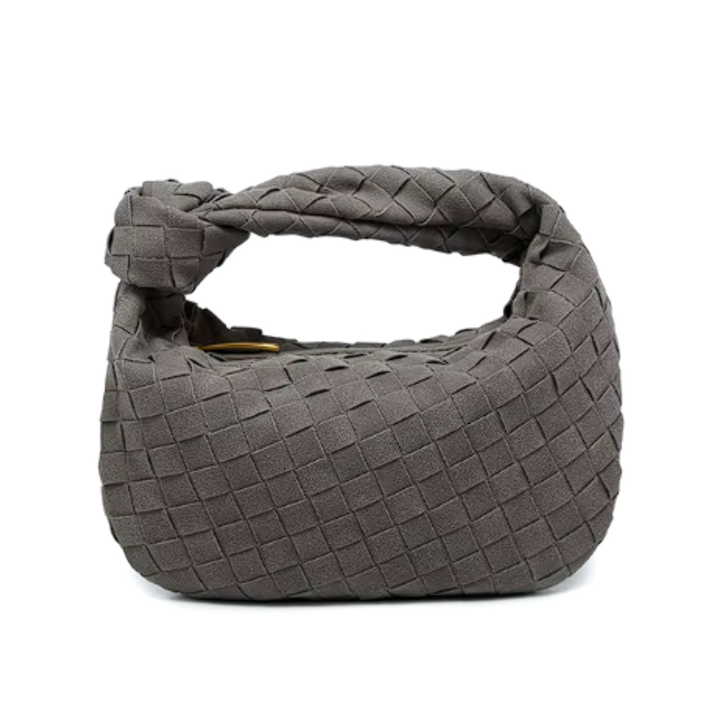 Chic woven velvet handbag for women
