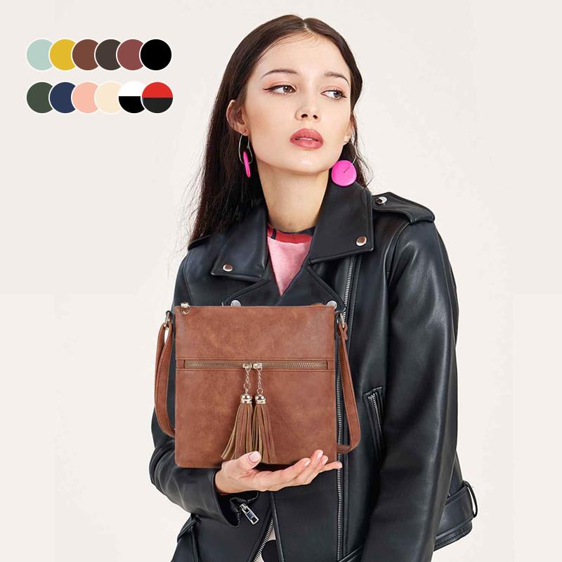 ChicRibbon - Elegant shoulder bag with tassels