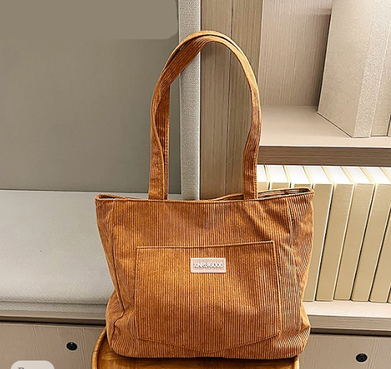 Corduroy shoulder bag - Daphne