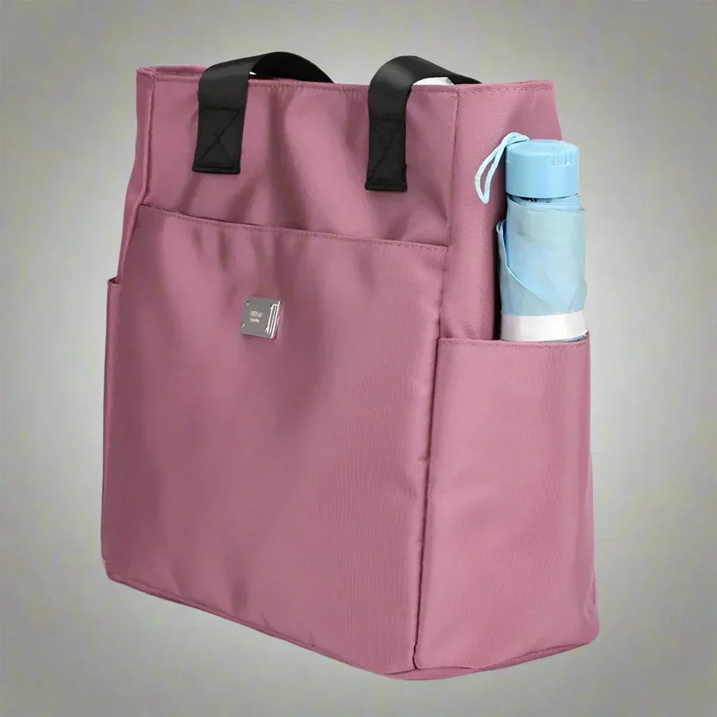 Zalina | Large-capacity waterproof shoulder bag with multiple compartments.