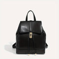 Ziah | Elegant leather travel backpack for women