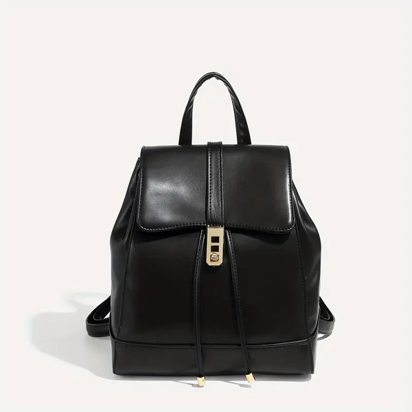 Ziah | Elegant leather travel backpack for women