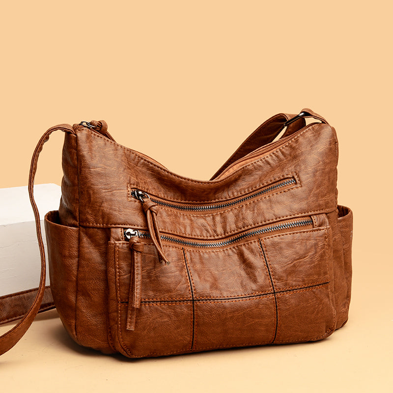Muriel - Vintage leather shoulder bag