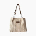 Corduroy shoulder bag - Leila