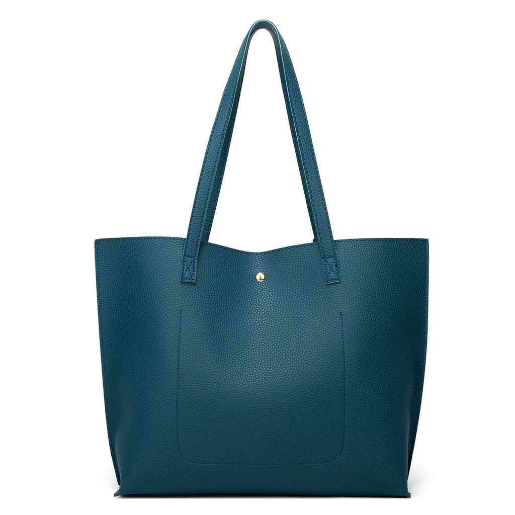 Lagoon blue handbag with matching wallet
