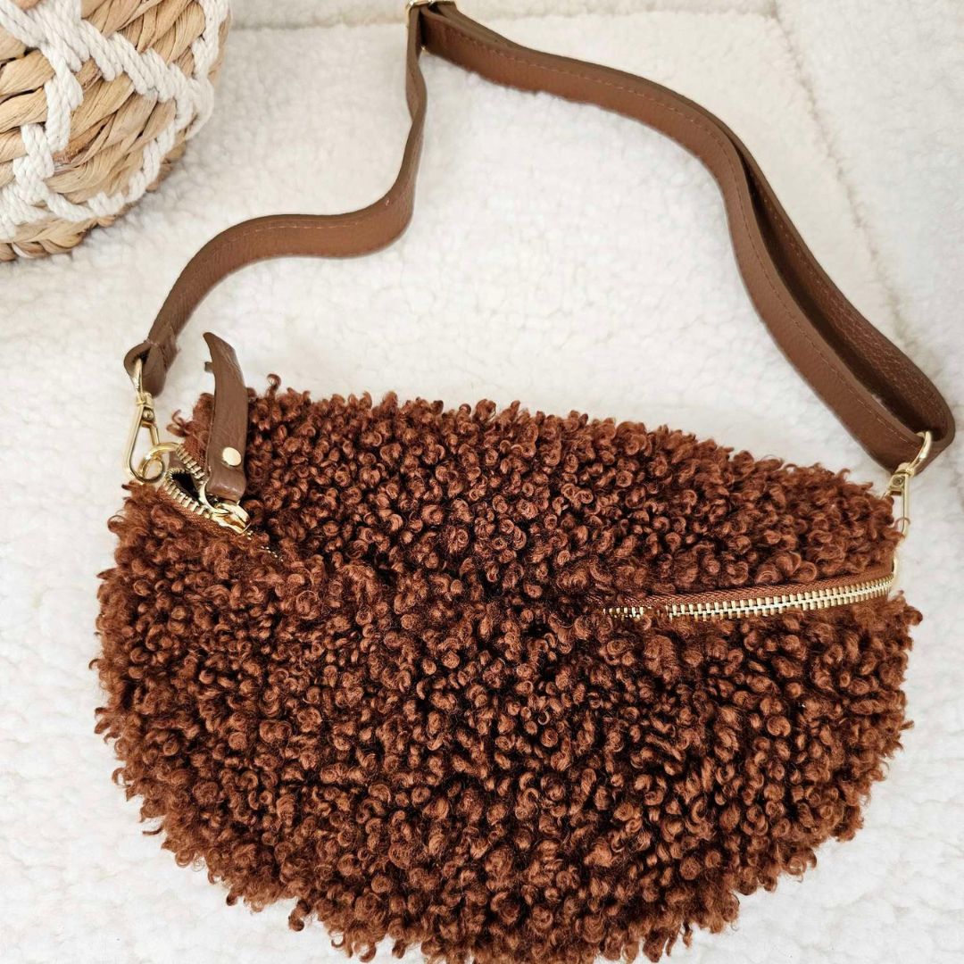 Knitted shoulder bag - Logan