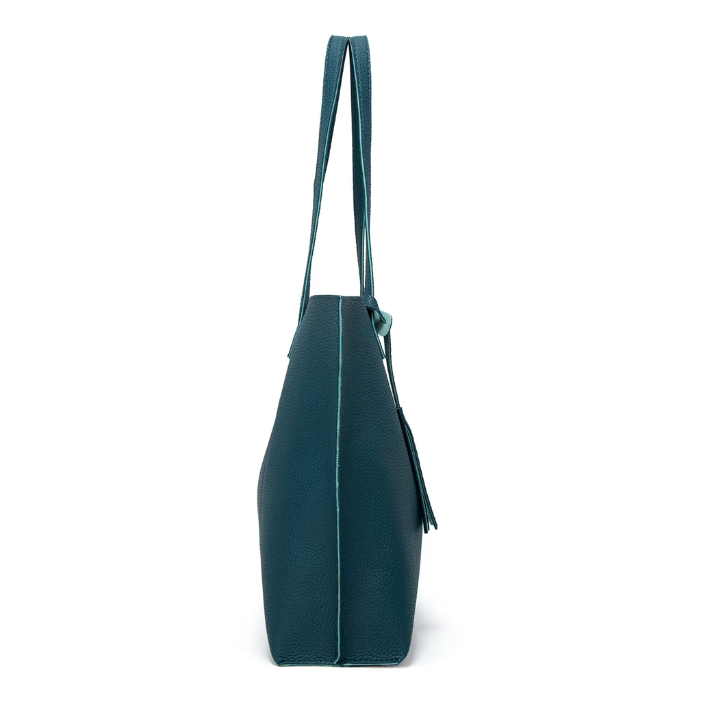 Lagoon blue handbag with matching wallet