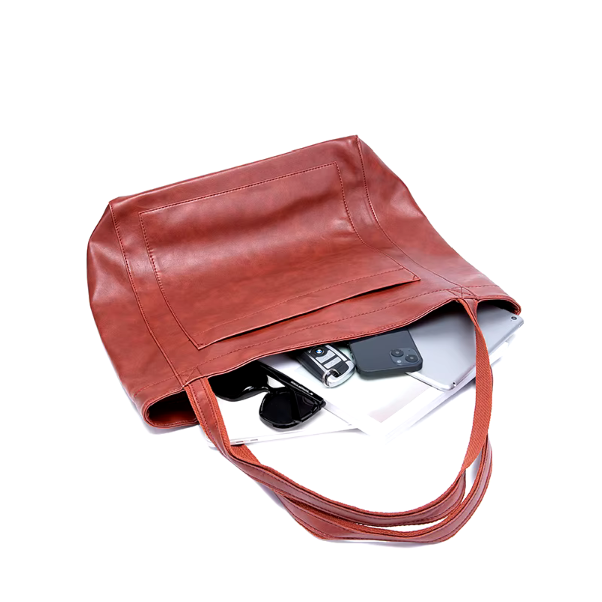 Vegan leather handbag for women