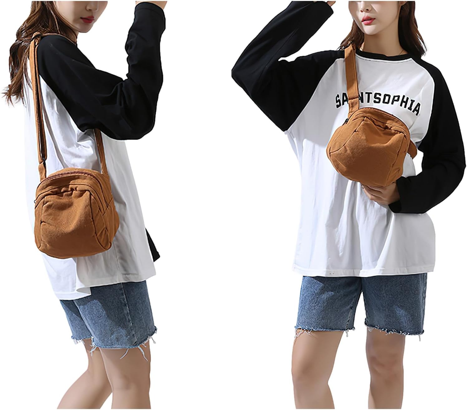 JourneyWay - Vintage canvas shoulder bag