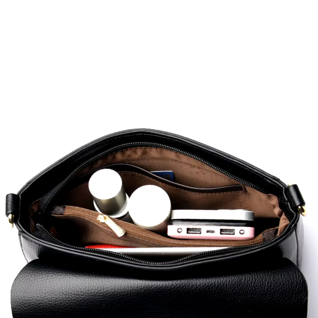 Elegant vegan leather handbag