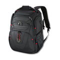 Waterproof canvas travel backpack for laptop with USB charging port
