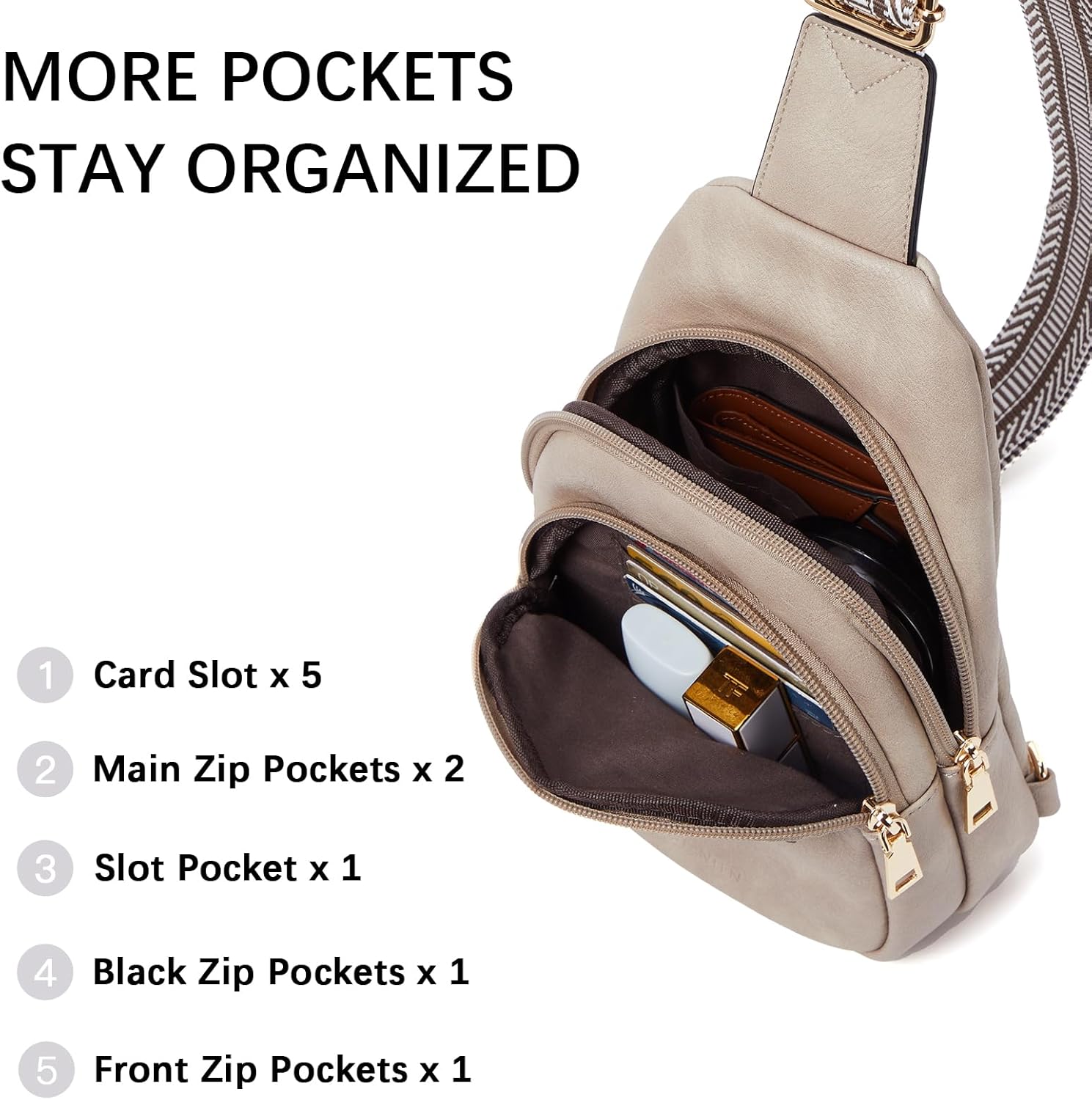 Jenneke - Elegant leather shoulder bag