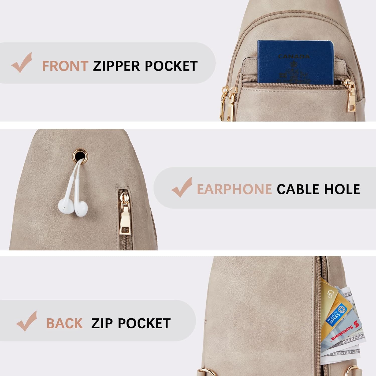Jenneke - Elegant leather shoulder bag