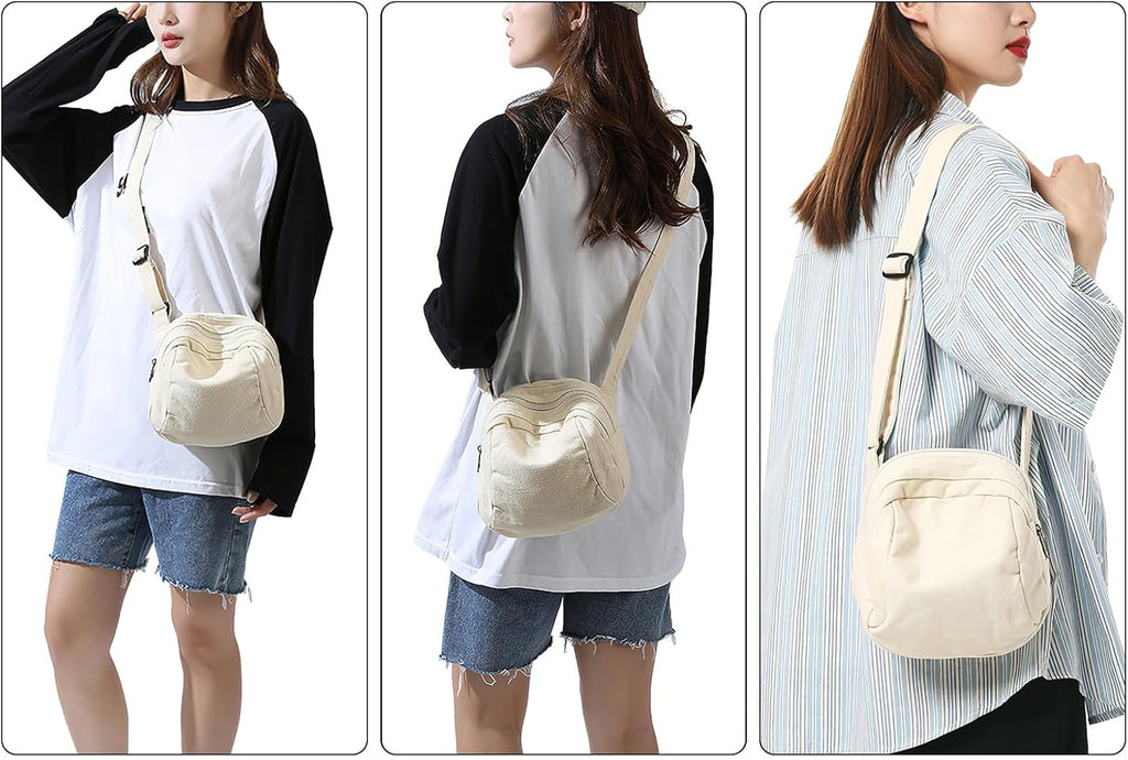 JourneyWay - Vintage canvas shoulder bag