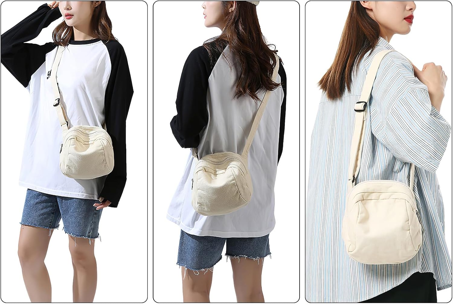 JourneyWay - Vintage canvas shoulder bag