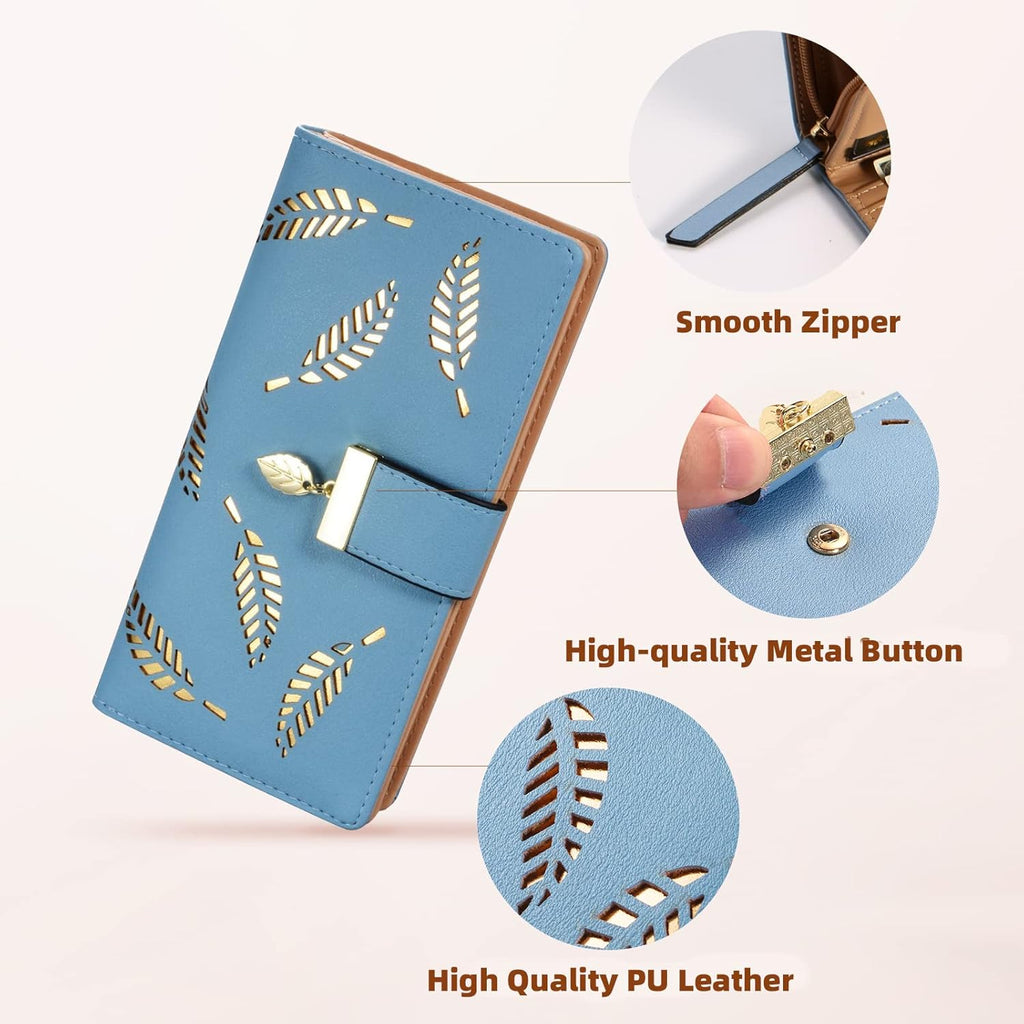 wallet with long leaves - Leanne