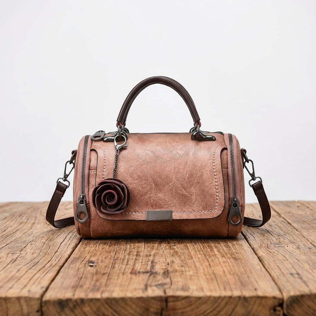 Sofie - Vintage leather handbag for women - Elegant and durable