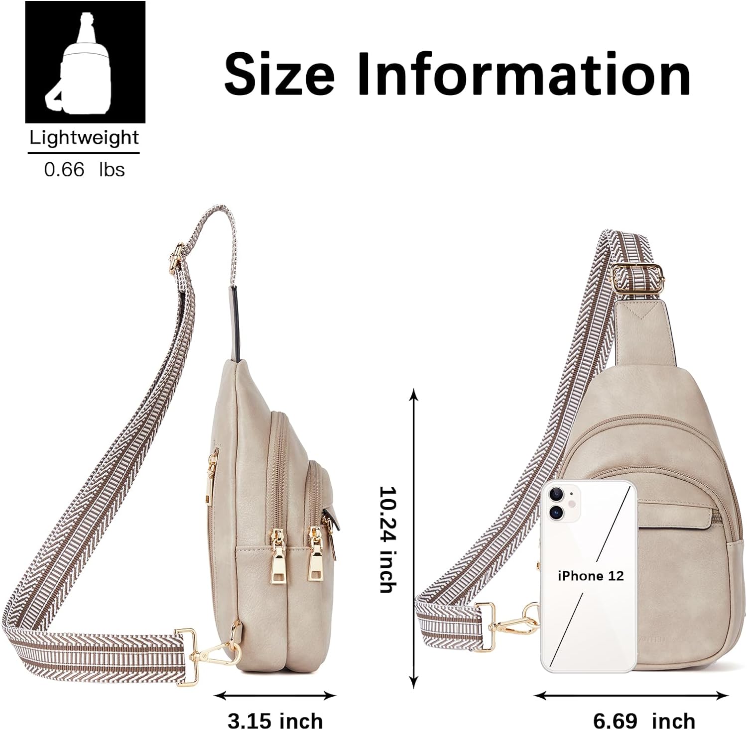 Jenneke - Elegant leather shoulder bag