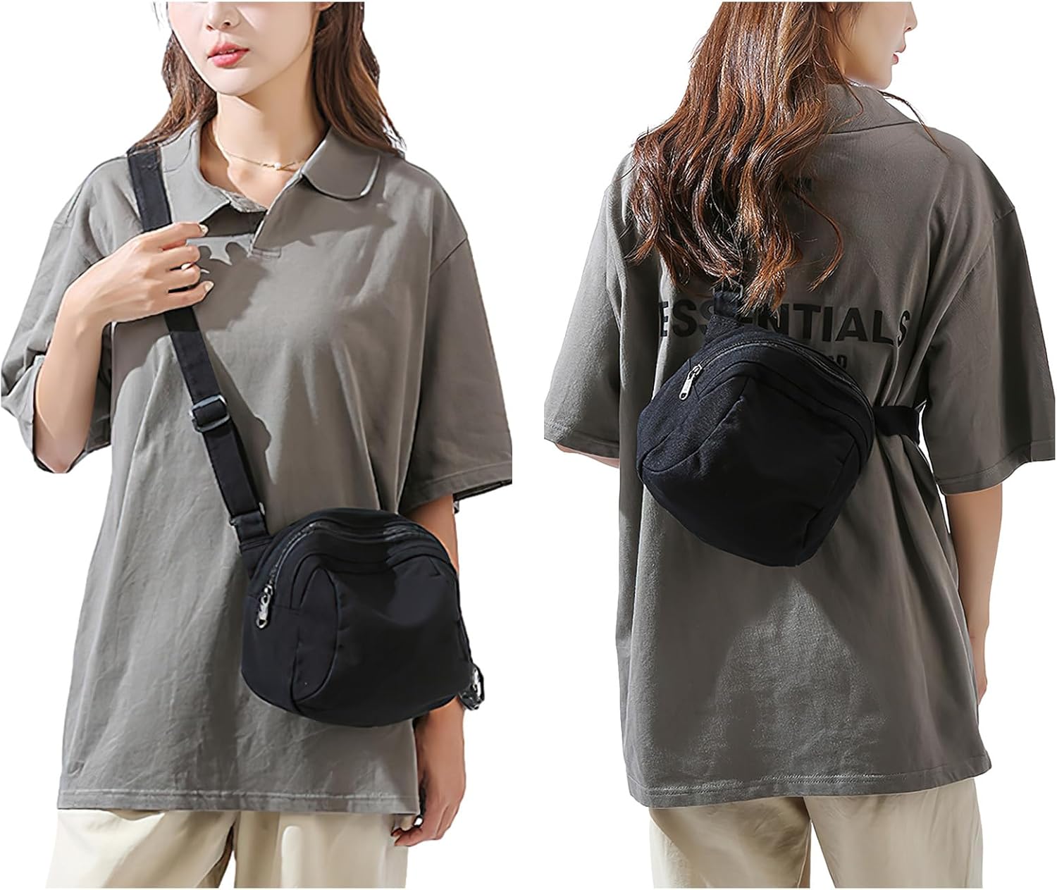 JourneyWay - Vintage canvas shoulder bag