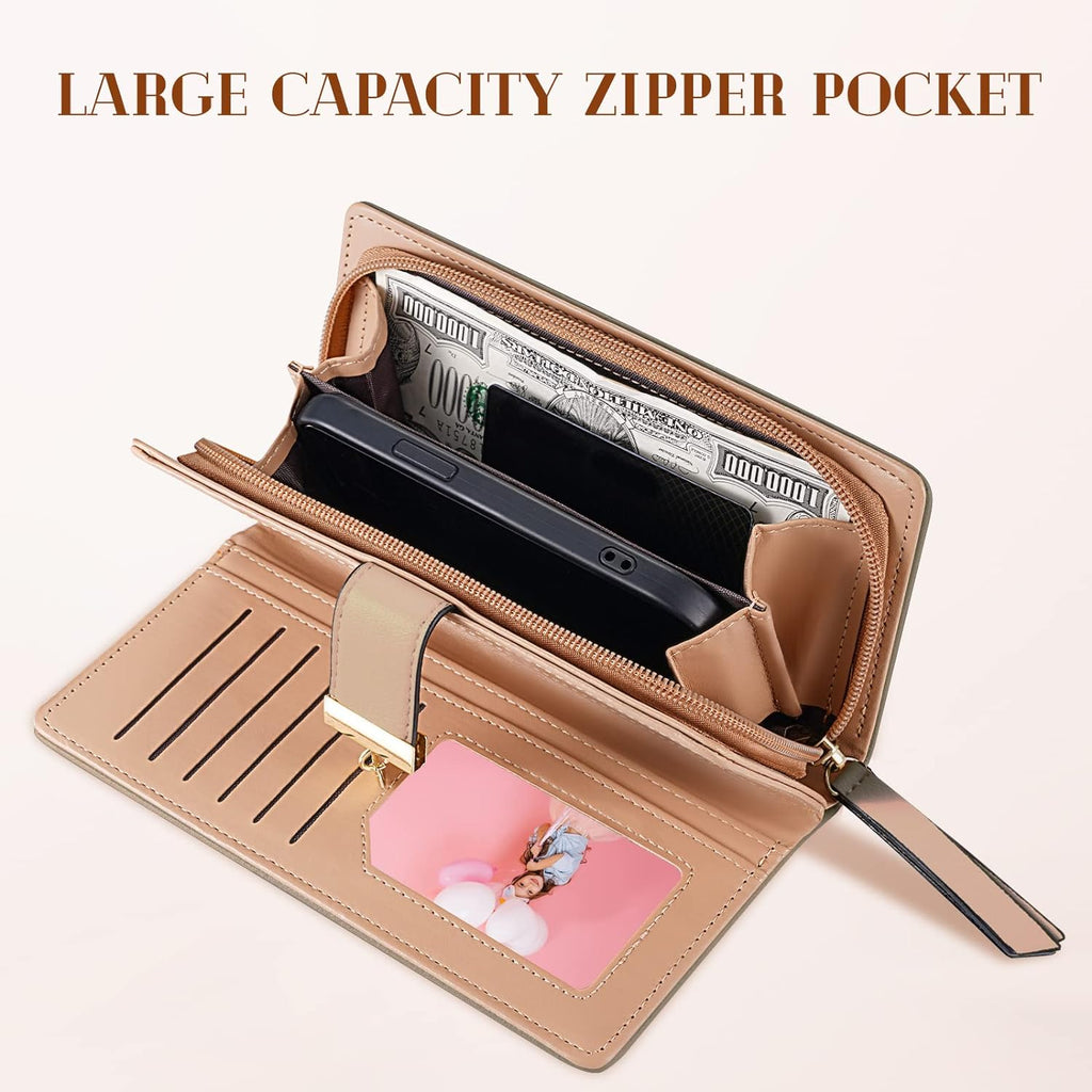wallet with long leaves - Leanne