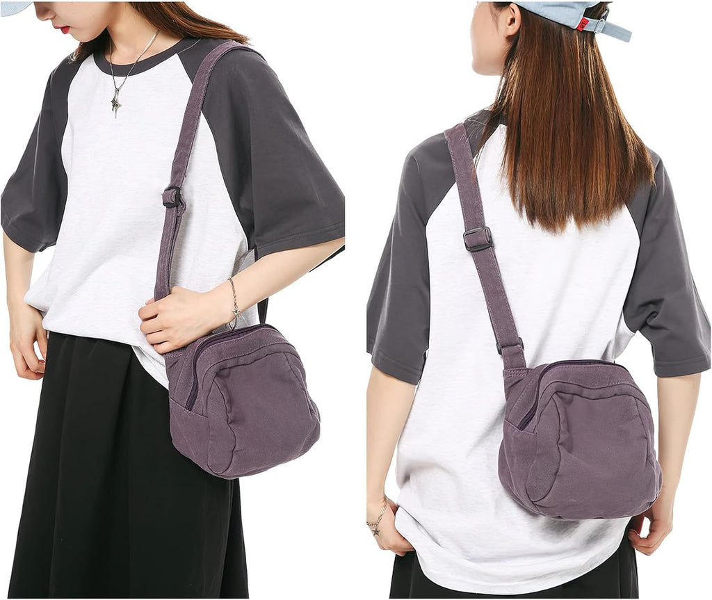 JourneyWay - Vintage canvas shoulder bag