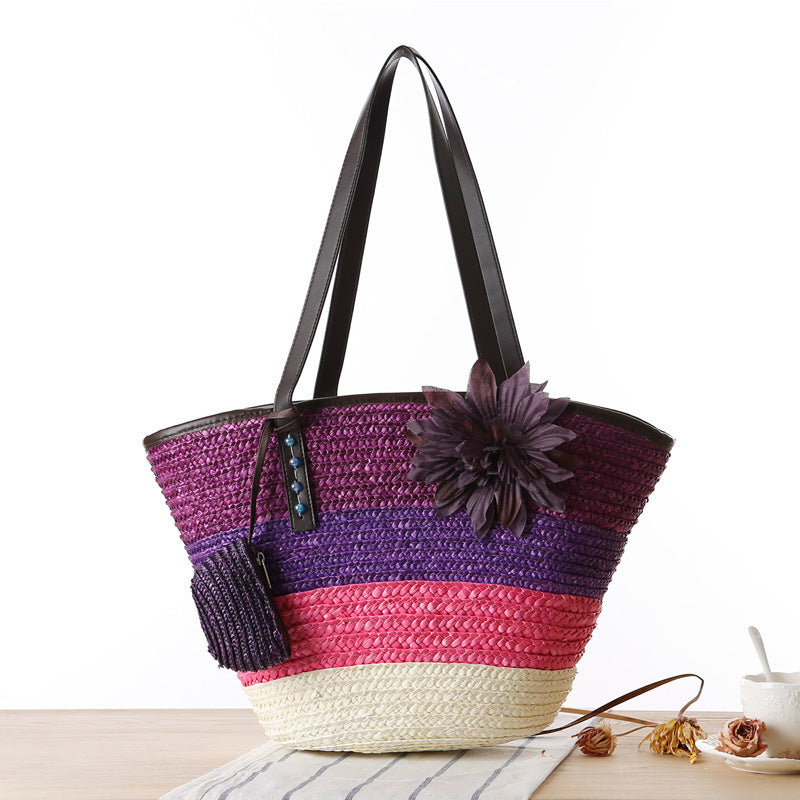 MiLola - Beach Straw Shoulder Bag