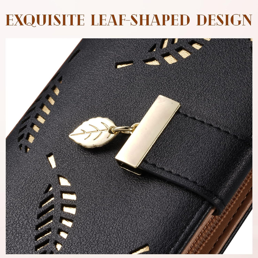 wallet with long leaves - Leanne