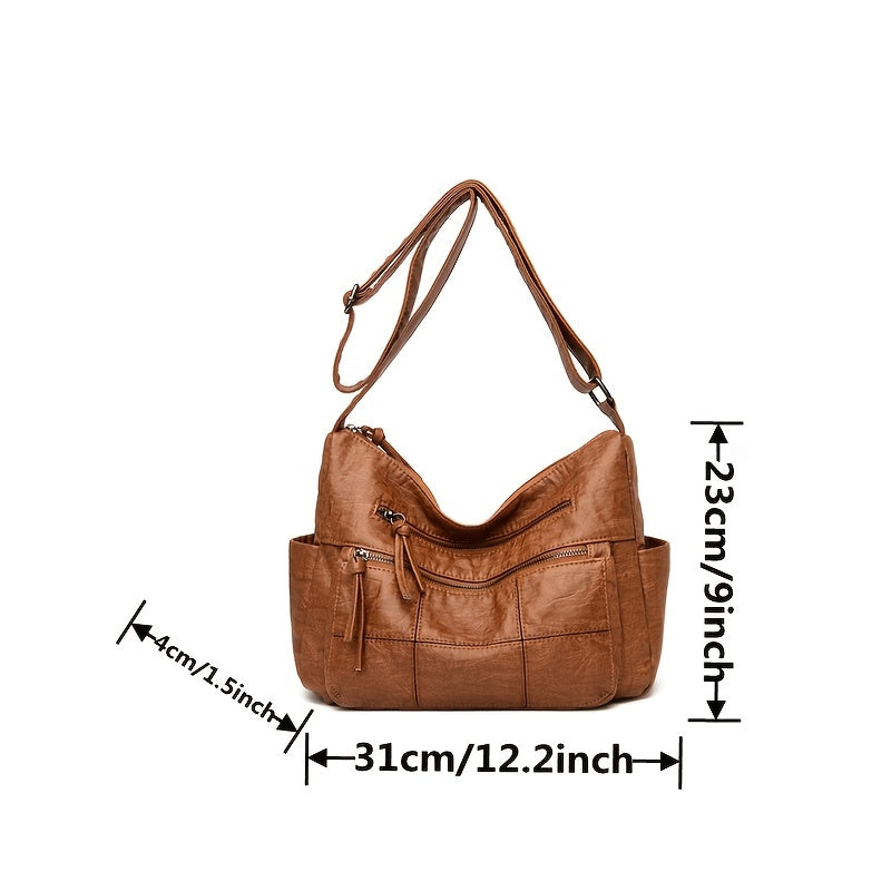 Muriel - Vintage leather shoulder bag