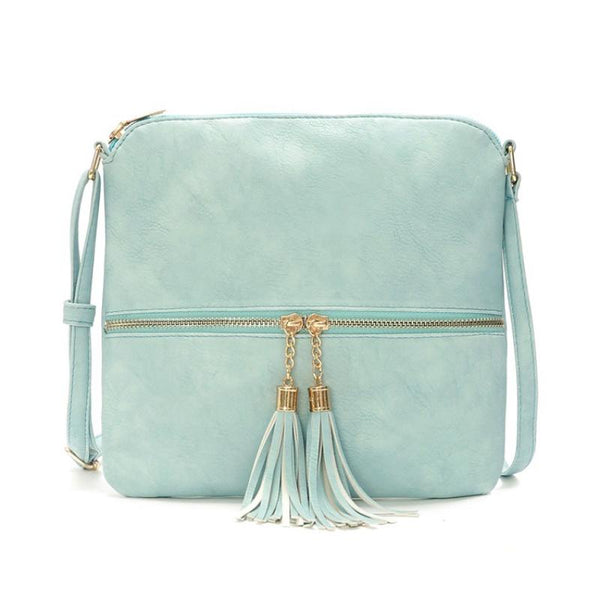 ChicRibbon - Elegant shoulder bag with tassels