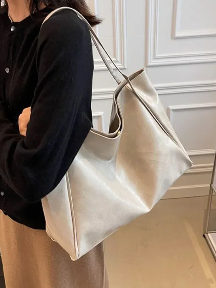 Alissa Large Ladies Shoulder Bag | Handbag | Shopper Cream