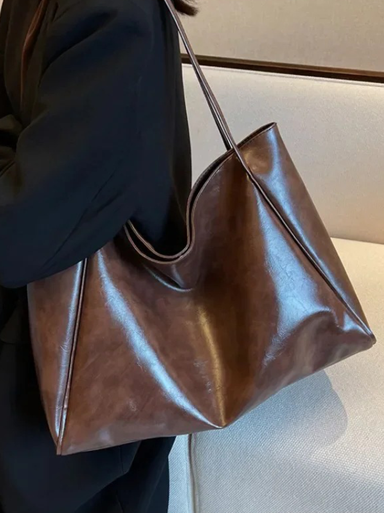 Alissa Large Ladies Shoulder Bag | Handbag | Shopper Brown