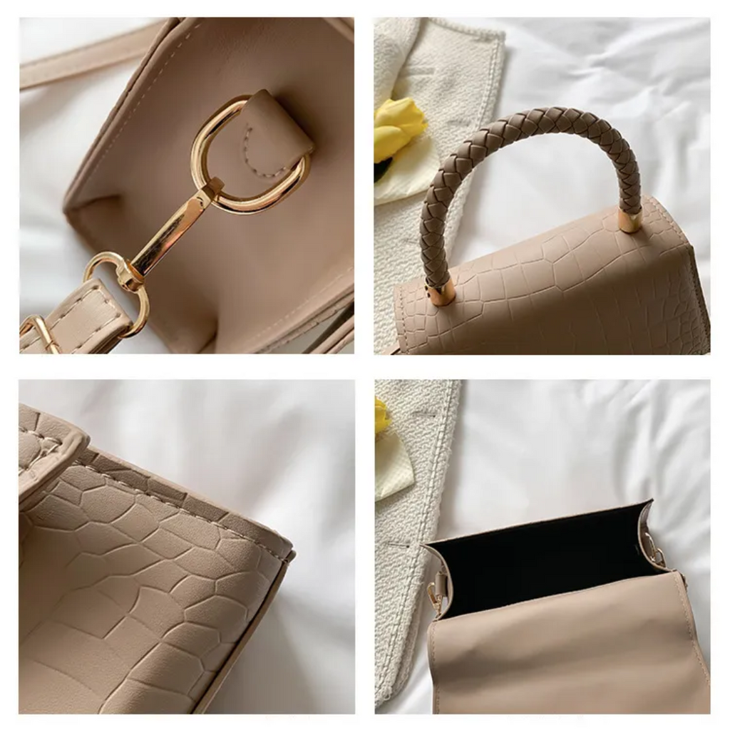 Andrea handbag with practical top handle