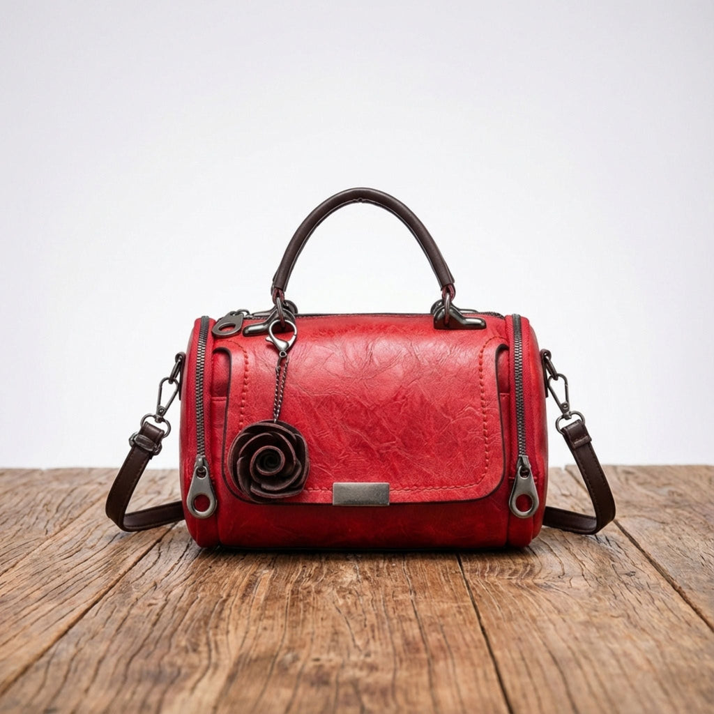 Sofie - Vintage leather handbag for women - Elegant and durable