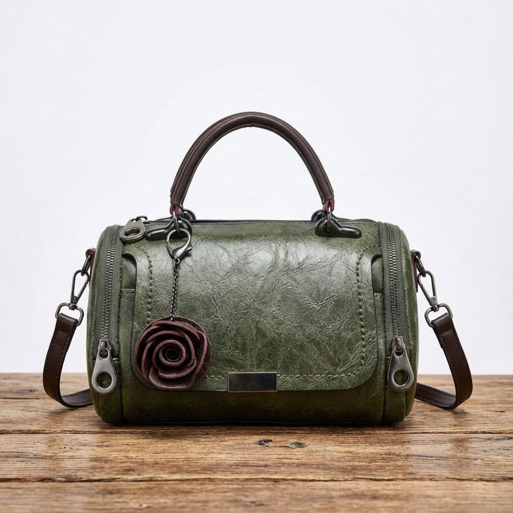 Sofie - Vintage leather handbag for women - Elegant and durable