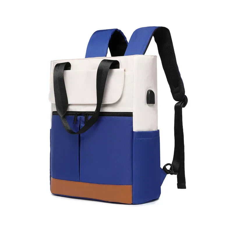 Carll | Modern Travel backpack with laptop compartment and USB port