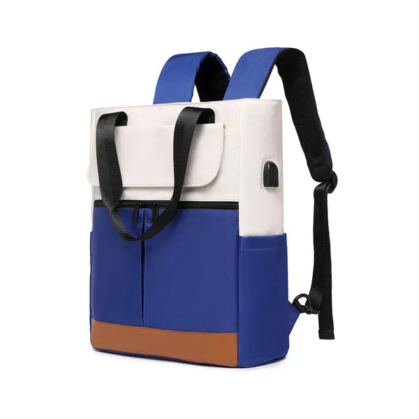 Carll | Modern Travel backpack with laptop compartment and USB port
