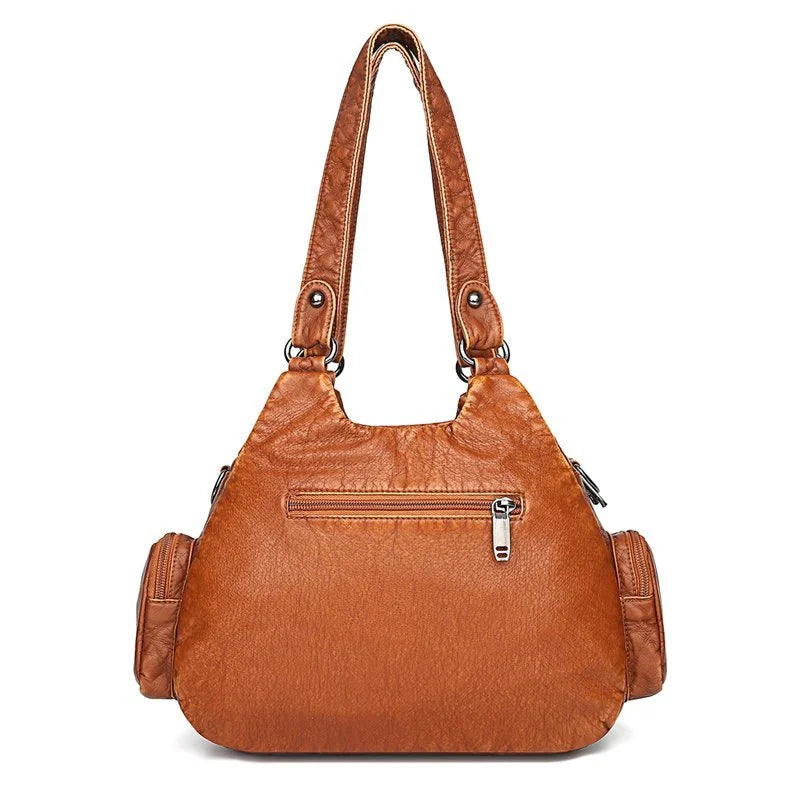 Aletta - Elegant shoulder bag in soft vegetable leather