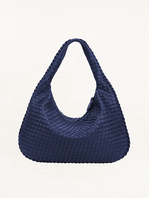 Brianna Braided Shoulder Bag Ladies | Handbag | Design Bag Dark Blue