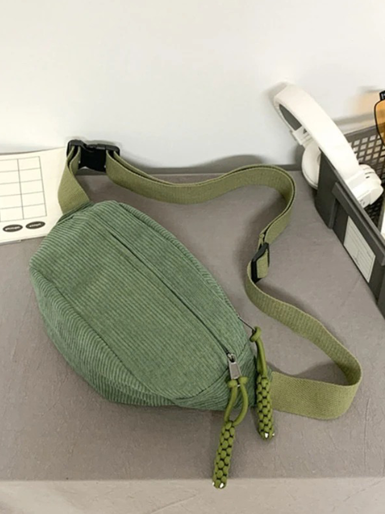 Colet Corduroy Hip bag | Hip bag | Shoulder bag Green