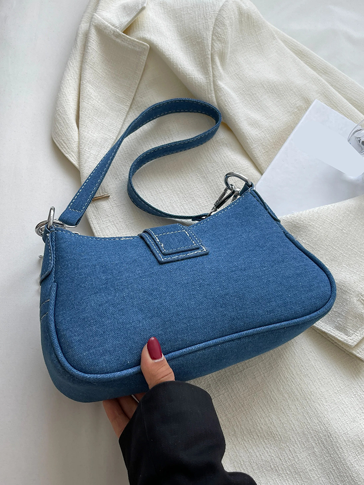 Colet Ladies Denim Shoulder Bag | Crossbody Bag | Handbag Dark Blue