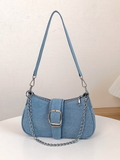 Colet Ladies Denim Shoulder Bag | Crossbody Bag | Handbag Light Blue