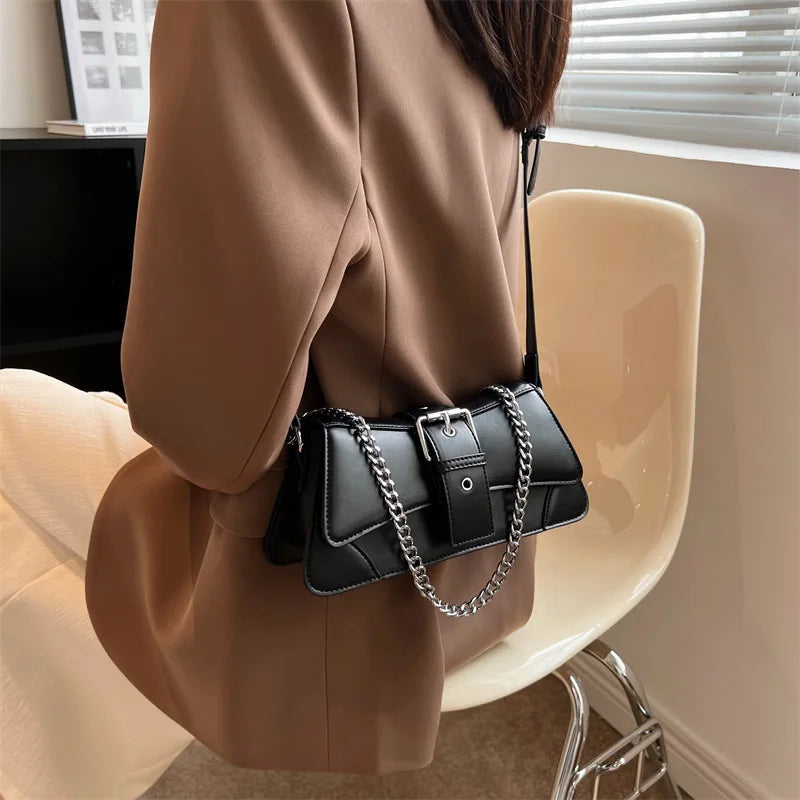 PU leather shoulder bag - Doonia