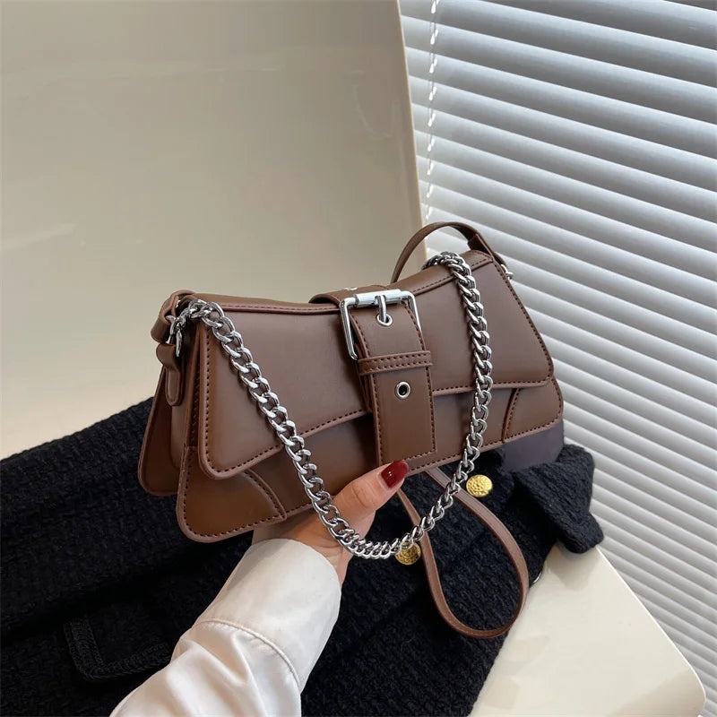 PU leather shoulder bag - Doonia