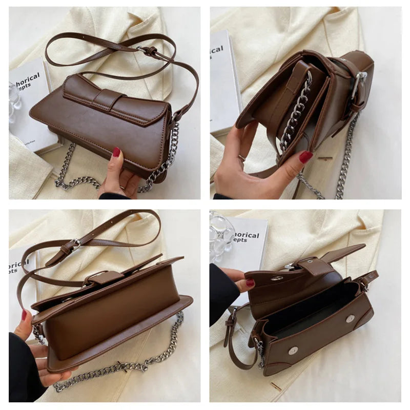 PU leather shoulder bag - Doonia