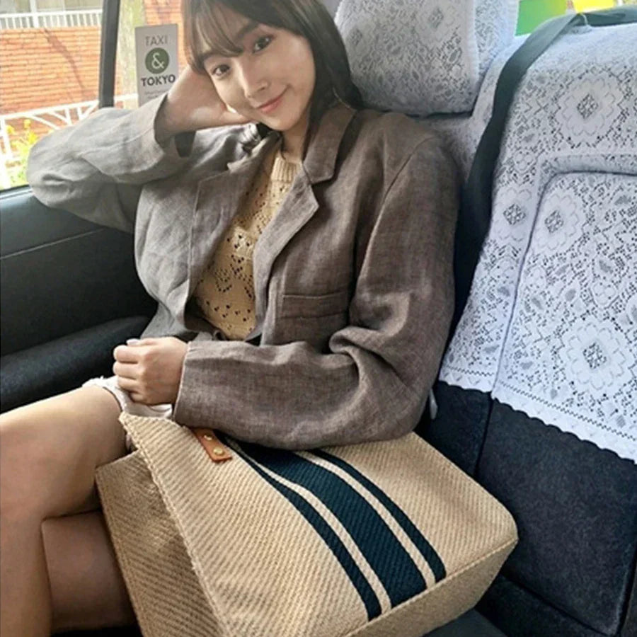 Silverstar vintage striped handbag