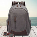 Adventurer anti-theft canvas travel backpack